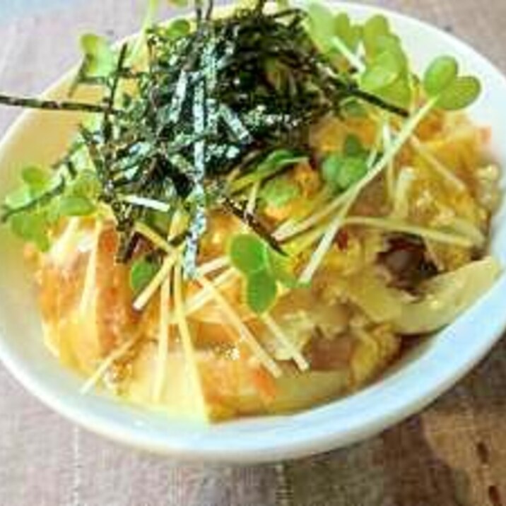 お昼ごはんにいかがでしょ たぬき丼のアレンジ丼 レシピ 作り方 By ママきゅみっきー 楽天レシピ